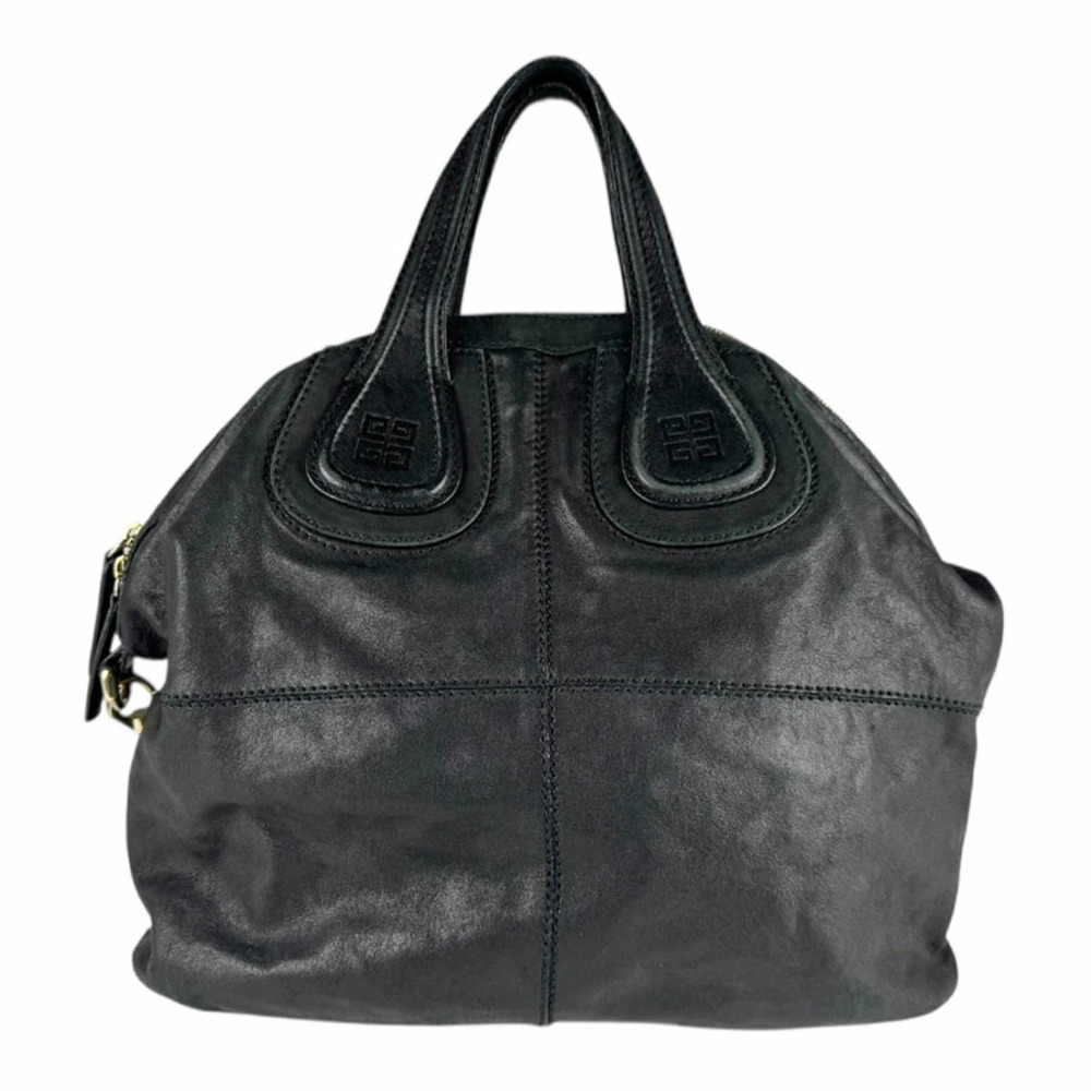 Givenchy Nightingale Leather 2way Shoulder Bag Black